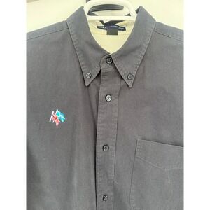 Port Authority Tall XLT‎ Mens Button Down Shirt Long Sleeve FREDERICA SEA ISLAND